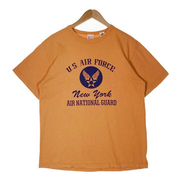 BUZZ RICKSON'S バズリクソンズ LOCKHEED MARTIN ミリタリー半袖Ｔシャツ オレンジ sizeXL 瑞穂店