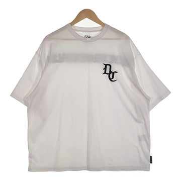 DC SHOE ディーシーシュー 22 BACK LOGO SUPER WIDE SS 刺繡 オーバーサイズ Tシャツ ホワイト Size M 福生店