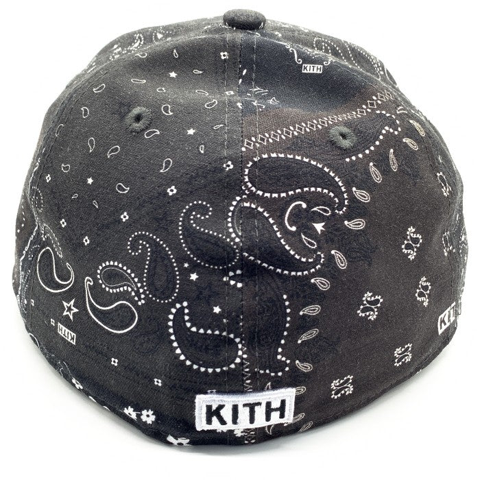 KITH キス New Era ニューエラ 59FIFTY ペイズリー ヤンキース キャップ ブラック Size 7 1/2(59.6cm) 福生店