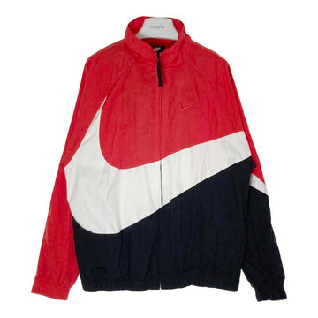 NIKE ナイキ AR3133-657 HBR STMT WOVEN JACKET ビッグスウッシュ ウーブンジャケット レッド sizeM 瑞穂店