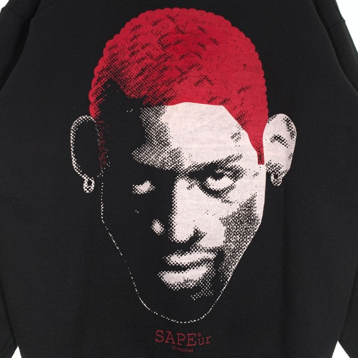 SAPEur サプール Sweat Hoodie スウェットパーカー ロッドマン ブラック Size M 福生店