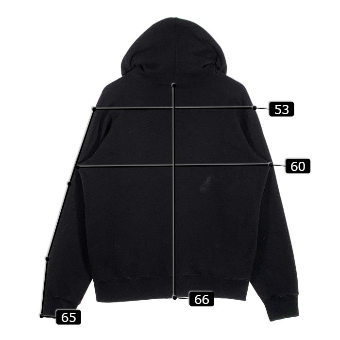 SUPREME シュプリーム 18SS Corner Label Hooded Sweatshirt コーナーラベル スウェットパーカー ブラック Size M 福生店