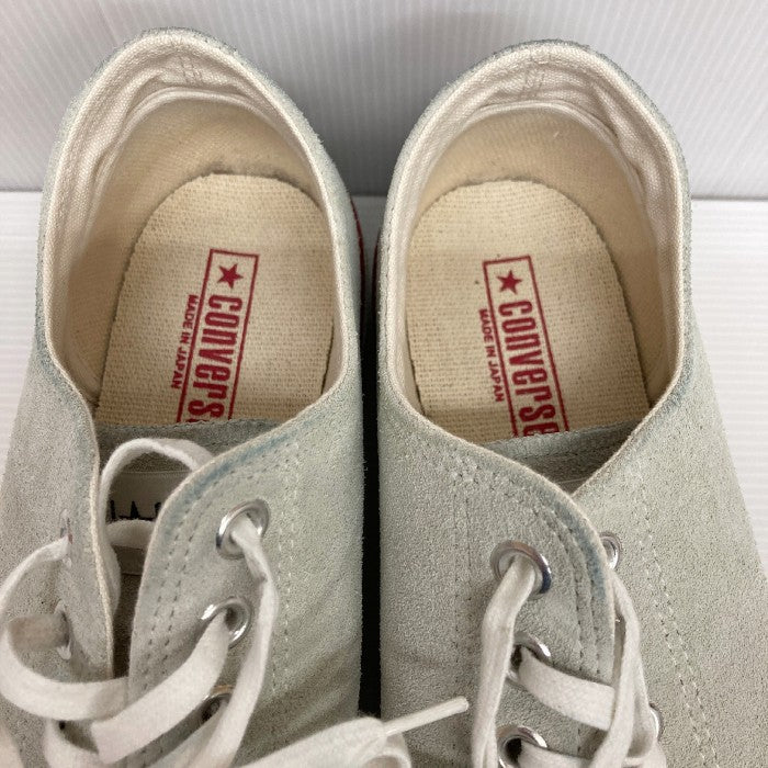 CONVERSE コンバース 日本製 ALL STAR SUEDE AS J LCLZ OX TOKYO LIMITED EDITION PRODUCTS スエード オールスター ローカライズ グレー size28cm 瑞穂店