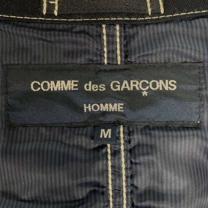 COMME des GARCONS HOMME コムデギャルソンオム ナイロン テーラードジャケット ネイビー AD2015 HQ-J021 Size M 福生店