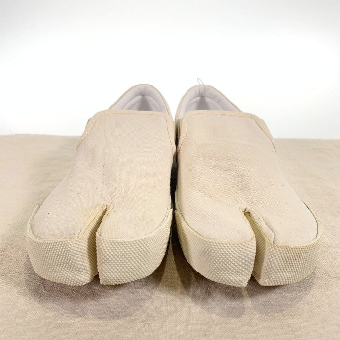 Maison Margiela メゾンマルジェラ 19SS TABI タビ ローカットスニーカー スリッポン キャンバス 生成 S57WS0250 Size 42 福生店