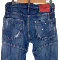 DSQUARED2 ディースクエアード TIDY BIKER JEAN バイカージーンズ デニム ペイント ダメージ加工 Size 48 福生店