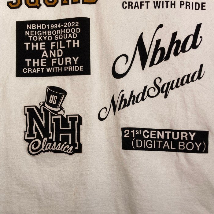 NEIGHBORHOOD ネイバーフッド NH-11C-TEE プリントTシャツ ホワイト Size L 瑞穂店