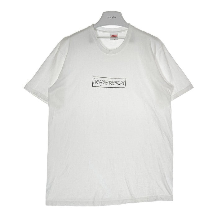 Supreme シュプリーム 21SS KAWS Chalk Logo Tee カウズチョークロゴTシャツ ホワイト sizeM 瑞穂店