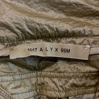 1017 ALYX 9SM アリクス Crescent zip-off track pants クレセントジップオフ トラックパンツ ナイロン ダークタン AAMPA0072FA02 Size 44 福生店