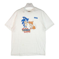 HANES ヘインズ SEGA SONIC THE HEDGEHOG 1993 90s Tシャツ ホワイト sizeL 瑞穂店