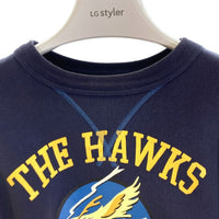 BUZZ RICKSON'S バズリクソンズ  BR64678 THE HAWKS プリントスウェット ネイビー sizeS 瑞穂店