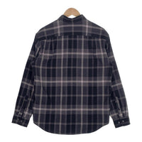 SUPREME シュプリーム 23AW Plaid Flannel Shirt チェック フランネルシャツ ボタンダウン ブラック Size S 福生店