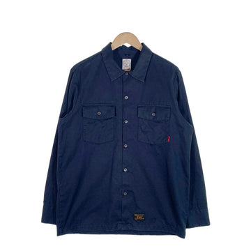 WTAPS ダブルタップス 16AW OFFICER L/S SHIRT オフィサー ロングスリーブシャツ ネイビー Size L 福生店