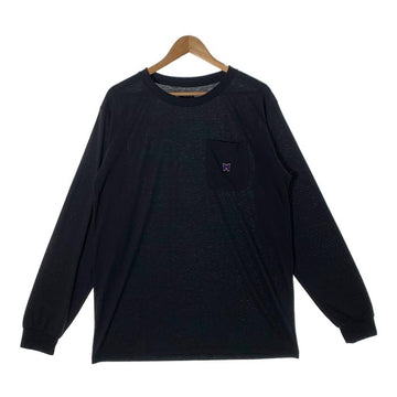 Needles ニードルズ L/S Crew Neck Tee-Polyjersey ブラック J0248 Size M 福生店