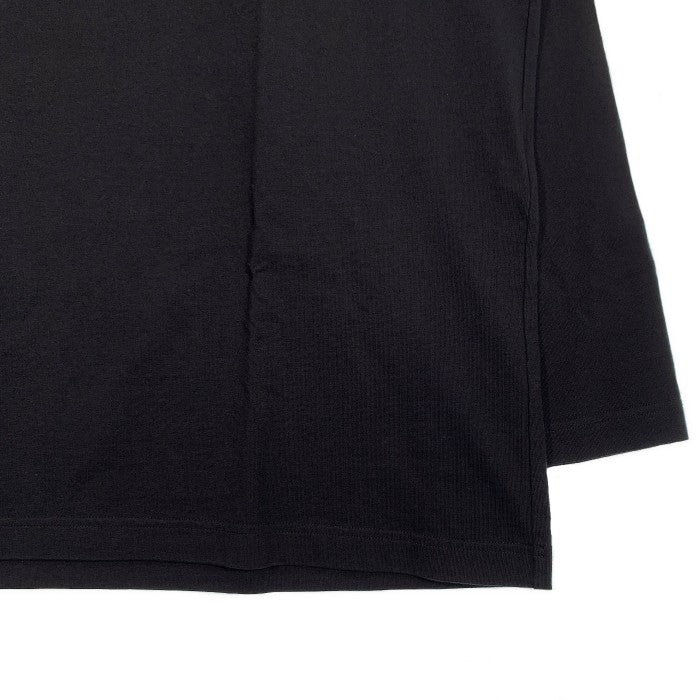 BALENCIAGA バレンシアガ 21SS DEFILE L/S TEE プリント ロングスリーブ Tシャツ ブラック オーバーサイズ 641667 Size XS 福生店