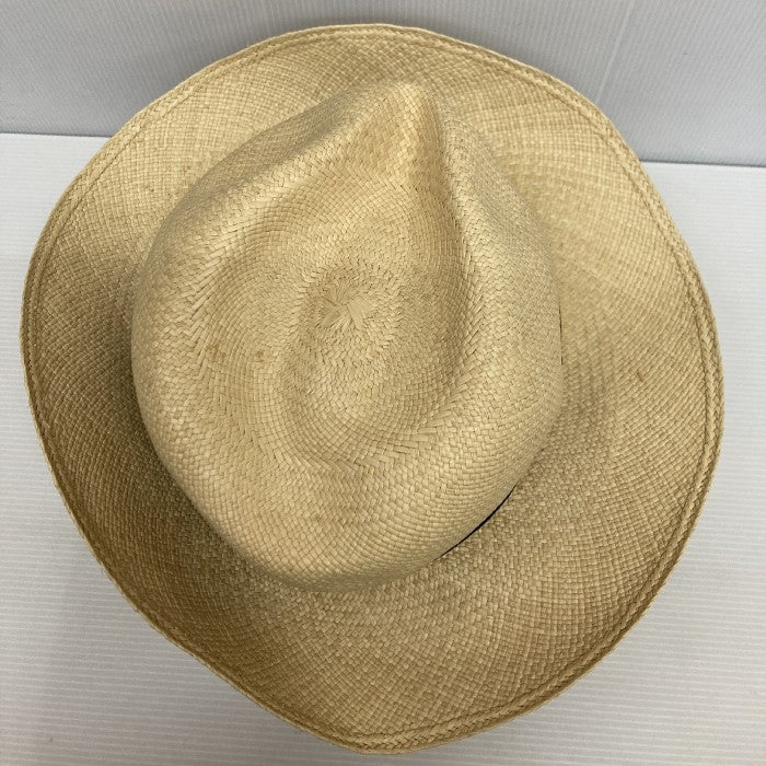 Ecua-Andino panama hats エクアアンディーノ ハンドメイド パナマハット 中折れハット ベージュ sizeM 瑞穂店