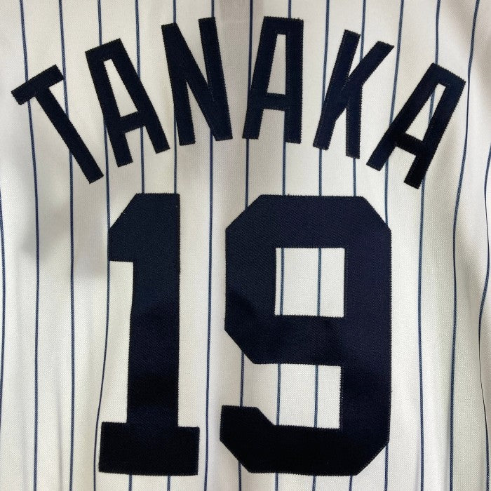 Majestic マジェスティック MLB メジャーリーグ ベースボール NEW YORK YANKEES ニューヨーク ヤンキース TANAKA 田中将大選手 19 HOME プレイヤー レプリカ ユニフォーム ホワイト sizeL 瑞穂店