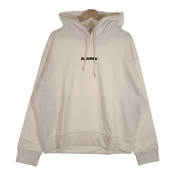 JIL SANDER+ ジルサンダープラス 21AW Printed Logo Hoodie ロゴプリント スウェットパーカー ホワイト JPUT707533 MT248608 Size M 福生店