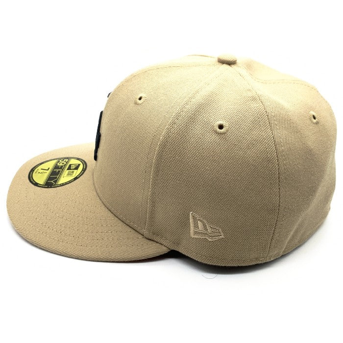 New Era ニューエラ LA Dodgers ドジャース 59FIFTY 50周年記念ワッペン ベージュ Size 7 1/2(59.6cm) 福生店