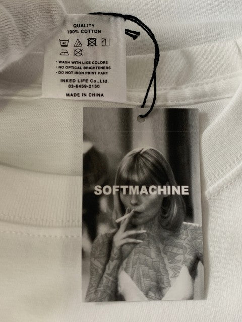 SOFTMACHINE ソフトマシーン 20SS GOD-T プリント Tシャツ ホワイト Size L 福生店