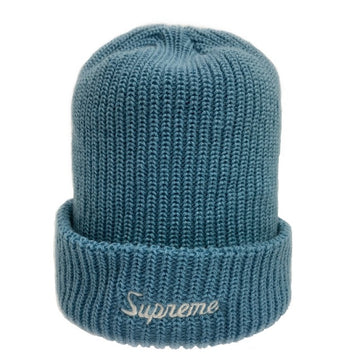 SUPREME シュプリーム 20AW Loose Gauge Beanie ロゴ刺繡ビーニー シアンブルー 瑞穂店