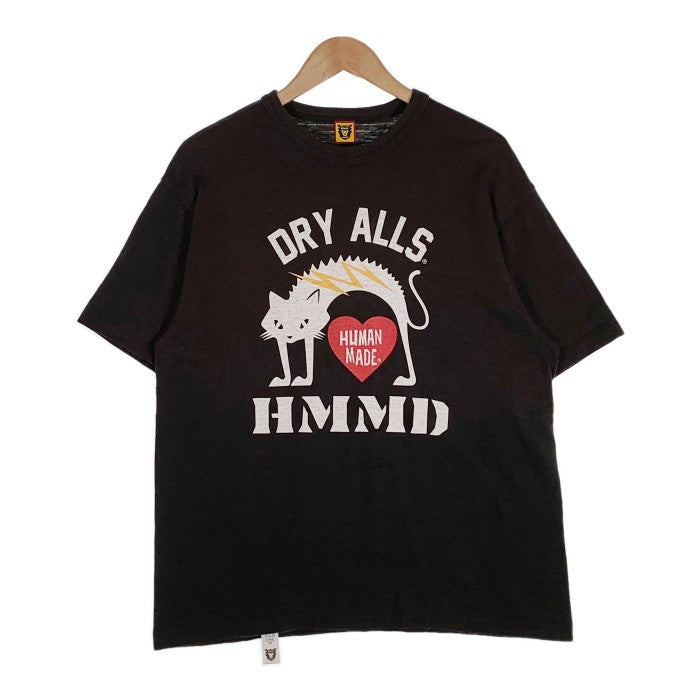 DRY ALLS Tシャツ カットソー 半袖 ロゴプリント L 白 ホワイト
