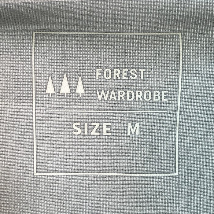 FOREST WARDROBE フォレストワードローブ F1800207 3L WATERPROOF JACKET スリーエル ウォータープルーフジャケット ブラック sizeM 瑞穂店