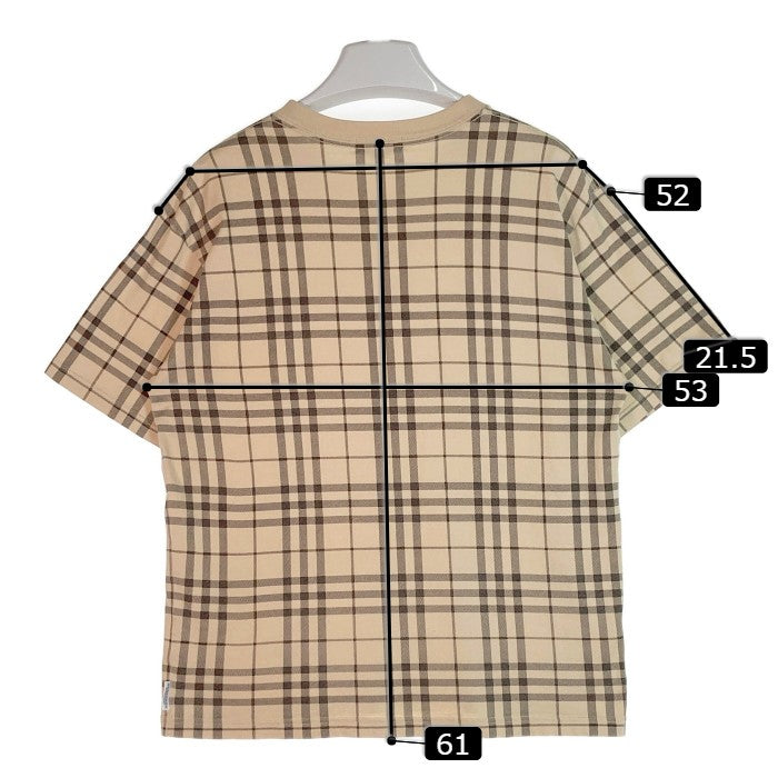 BURBERRY バーバリー ブルーレーベル チェック Tシャツ ベージュ sizeM 瑞穂店