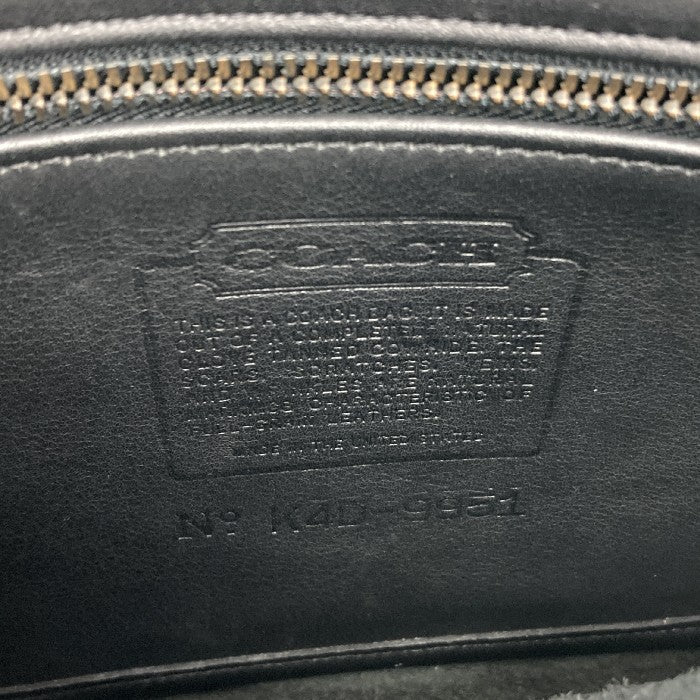 COACH オールドコーチ グラブタンレザー パトリシアズレガシー ショルダーバッグ オールレザー ゴールド金具 USA製 9951 ブラック 瑞穂店