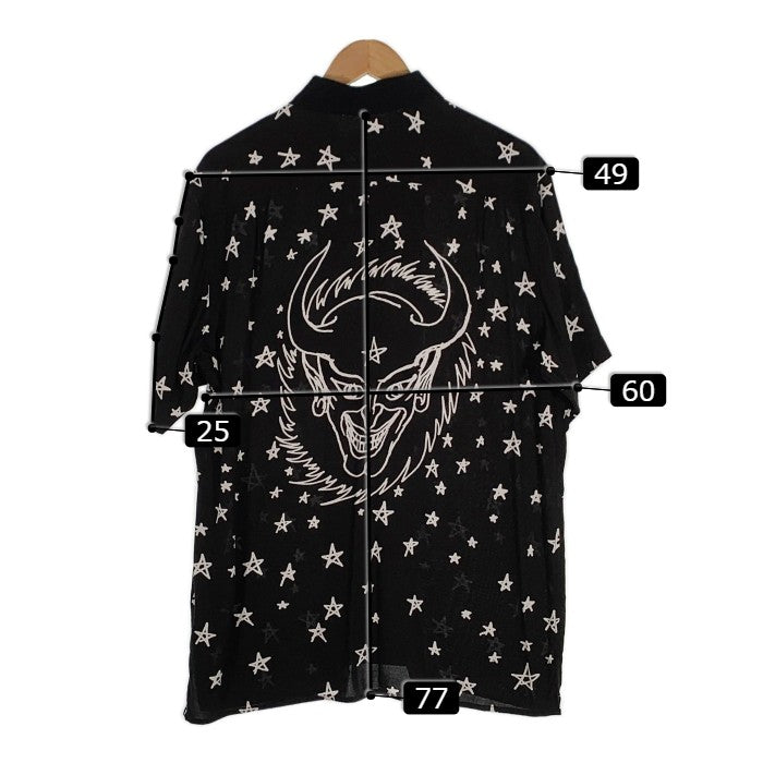 SUPREME シュプリーム 18SS Devil Rayon Shirt デビル レーヨンシャツ 半袖 ブラック Size L 福生店