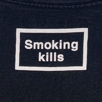 GOD SELECTION XXX ゴッドセレクショントリプルエックス Smoking Kills フォトプリント Tシャツ ブラック Size S 福生店