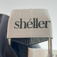 sheller シェリエ 千鳥格子ツイードペプラムトップス ブラック sizeF 瑞穂店