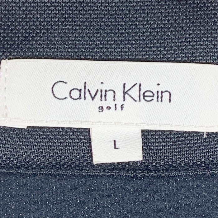Calvin Klen Golf カルバンクライン ゴルフ トラックジャケット ブラック Size L 福生店