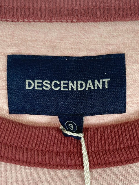 DESCENDANT ディセンダント リンガー クルーネック Tシャツ バーガンディ sizeL 瑞穂店