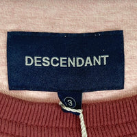 DESCENDANT ディセンダント リンガー クルーネック Tシャツ バーガンディ sizeL 瑞穂店