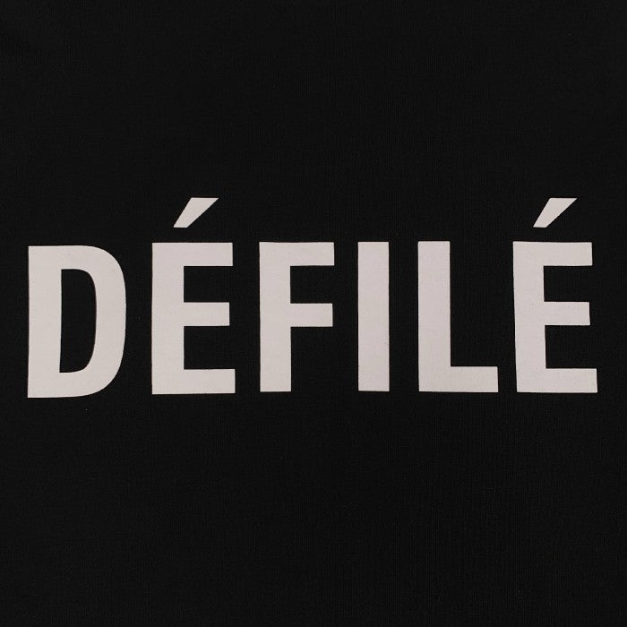 BALENCIAGA バレンシアガ 21SS DEFILE L/S TEE プリント ロングスリーブ Tシャツ ブラック オーバーサイズ 641667 Size XS 福生店
