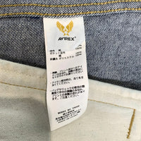 AVIREX アヴィレックス Top Gun Denim Jacket トップガン デニムジャケット ワッペン インディゴ Size XL 福生店