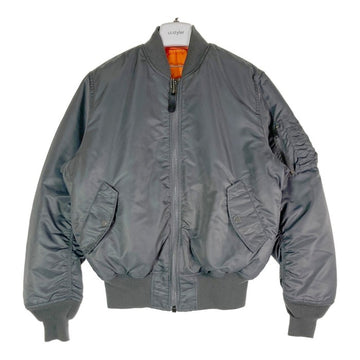 ALPHA INDUSTRIES  アルファ インダストリーズ MIL-J8279D-A 0615-00-573-8336 リバーシブル フライトジャケット MA-1 グレー sizeL 瑞穂店