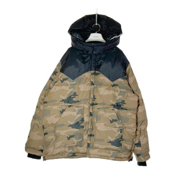 RVCA ルーカ BB042767 CRUCIAL PUFFER HD JACKET 中綿ジャケット カモフラ カーキ sizeXL 瑞穂店