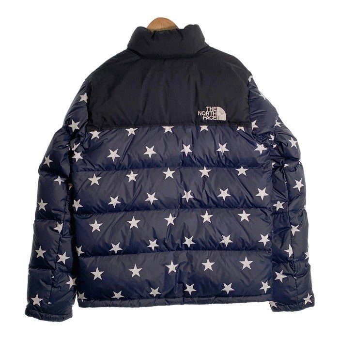 THE NORTH FACE ノースフェイス 18AW Nuptse Jacket ヌプシジャケット ダウン 星条旗 ネイビー ブラック NF0A3BZ91TM Size M 福生店