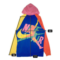 JORDAN ジョーダン JUMPMAN FULL ZIP HOODIE プリント ジップアップパーカー マルチ CV7402-495 Size XL  瑞穂店