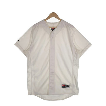 00's NIKE TEAM ナイキ ベースボールシャツ ホワイト Size 2XL 福生店