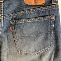 Levi's リーバイス 501 ボタンフライデニムパンツ 90's 555ボタン ジーンズ ブルー sizeW33 瑞穂店