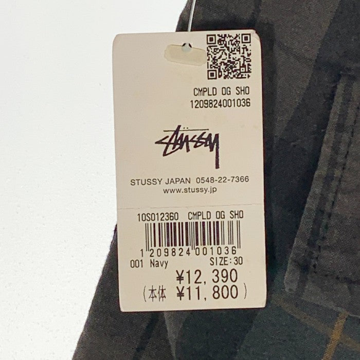 STUSSY ステューシー チェック ショート カーゴパンツ グリーン Size Ⅿ 福生店