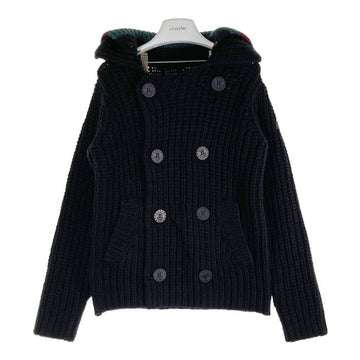 TMT ティーエムティー HANDKNIT LOW GUAGE PEA COAT ハンドニットローゲージ Pコート 2019AW ブラック sizeM 瑞穂店