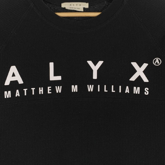 ALYX アリクス ワッフル ベースボールカットソー Tシャツ ブラック Size M 福生店