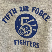 BUZZ RICKSON'S バズリクソンズ FIFTH AIR FORCE FIGHTERS スウェットパーカー グレー sizeM 瑞穂店