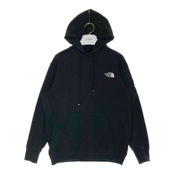 THE NORTH FACE ノースフェイス NT12333 Square Logo Hoodie スクエアロゴフーディ ブラック sizeL 瑞穂店