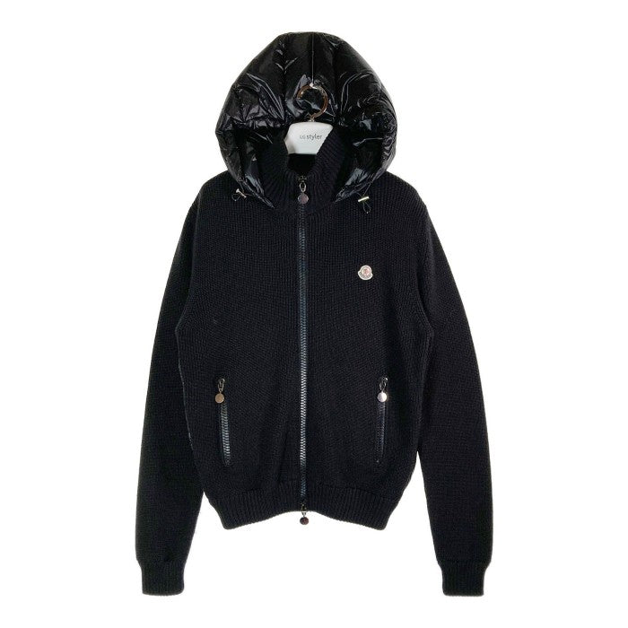 MONCLER モンクレール ダウン切替ニットジャケット MAGLIONE TRICOT CARDIGAN 420919436900 ブラック sizeM 瑞穂店