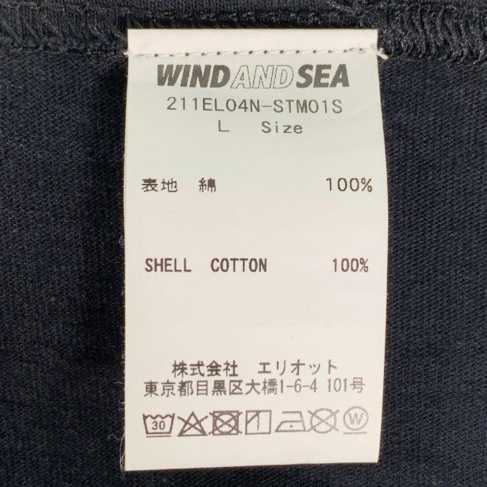 人気得価WIND AND SEA TOKYO Cotton L TEE WHITE トップス